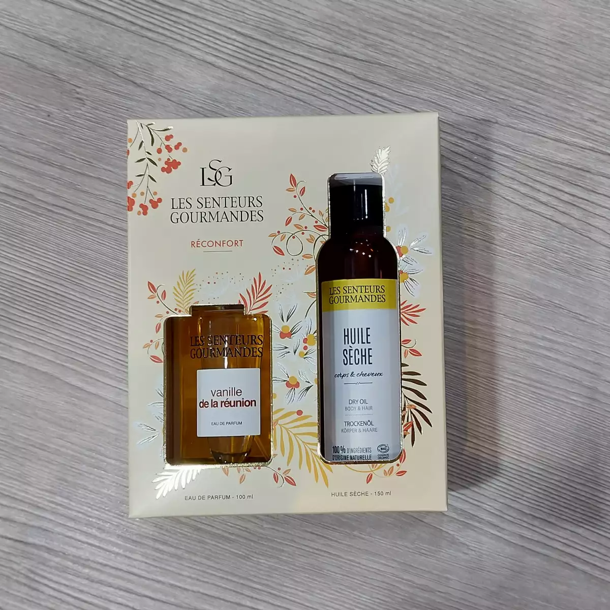 Coffret Eau de Parfum Vanille de la Réunion / Huile Sèche